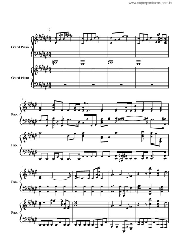 Partitura da música Silent Solitude – Oxt – Overlord Season 3 Ed {Wip}